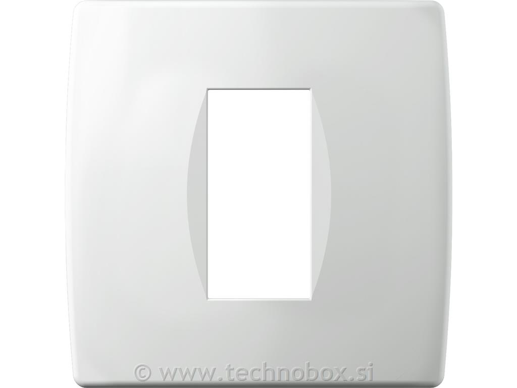 Okvir okrasni modul soft 1M bel-mat