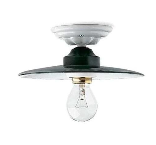 Svetilka Veneti strop.porcelan črno-bela