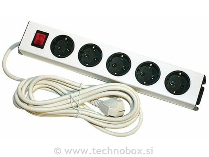 Podaljšek kabelski Euro 5s 6m bel