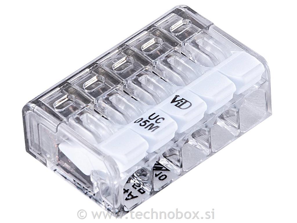 Sponka hitra MIN5x0,2-4mm2 meh+trda žica