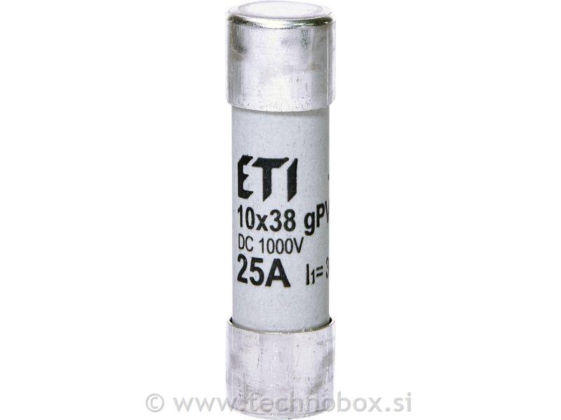 Talilni vložek CH 10X38 25A 1000V