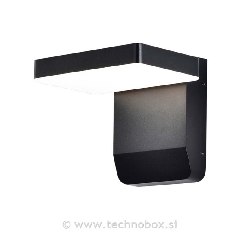 Svetilka stenska LED 17W 4000K IP65 črna