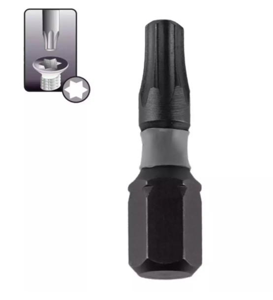 Nastavek udarni vijačni T25x25mm 10 kos