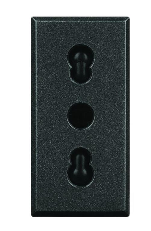 Vtičnica AXOLUTE p/o 16A 1M antracit