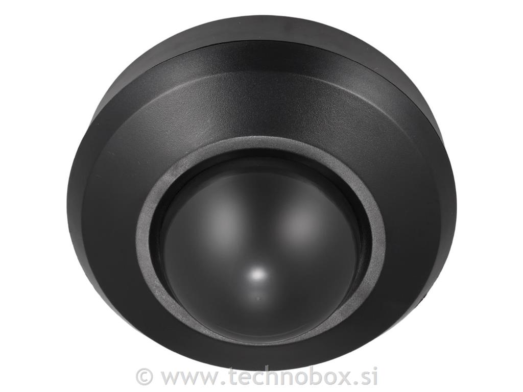 Senzor stropni PIR 360° IP44 črn