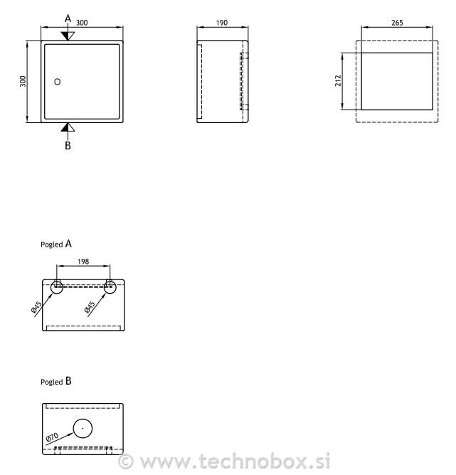 Omarica PO 1 brez oken
