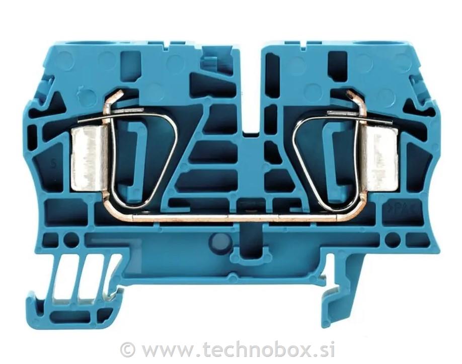 Sponka ZDU 6BL 1x2P modra