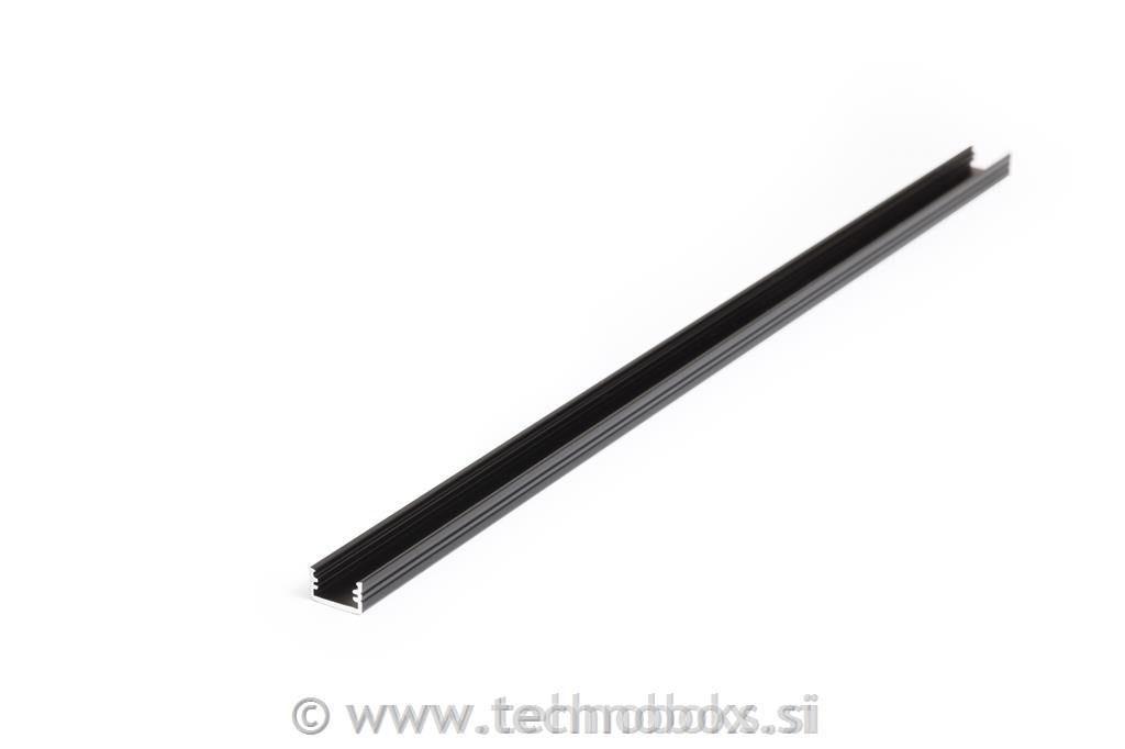 Profil za LED trak SLIM8 alu-črn