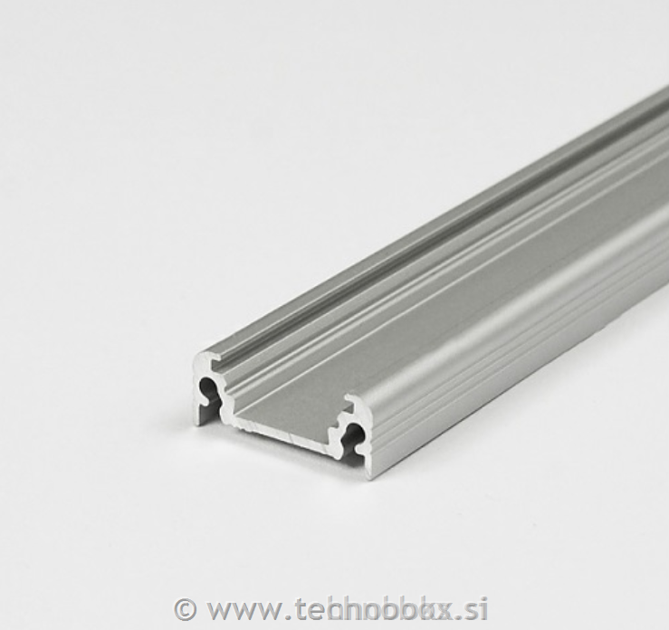 Profil za LED trak SURFACE10 alu-anodi.