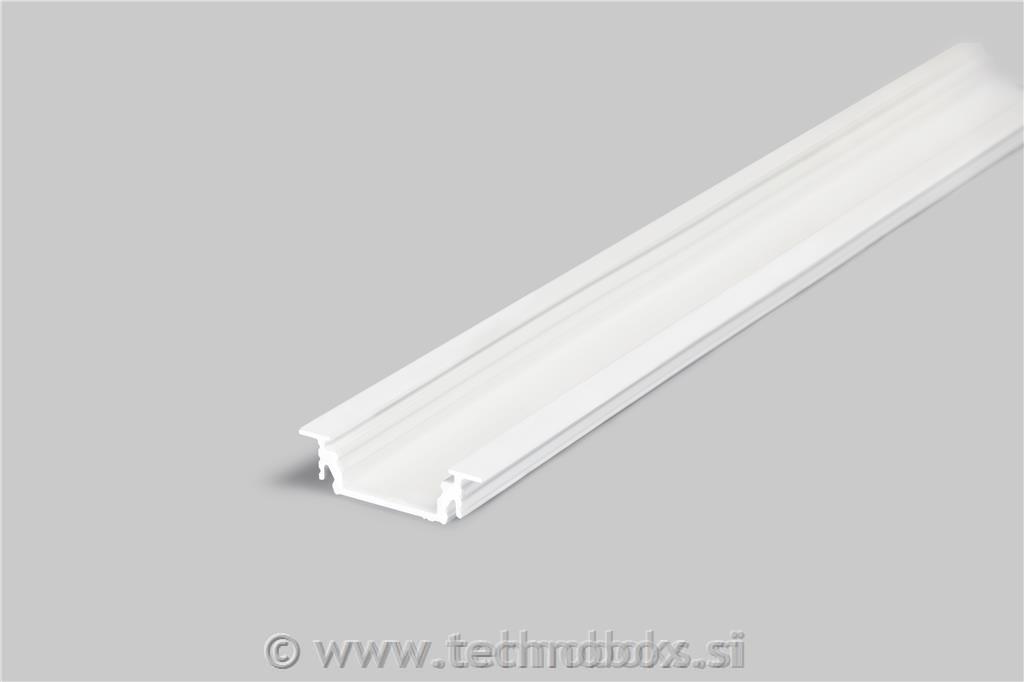 Profil za LED trak GROOVE14 alu-beli 2m
