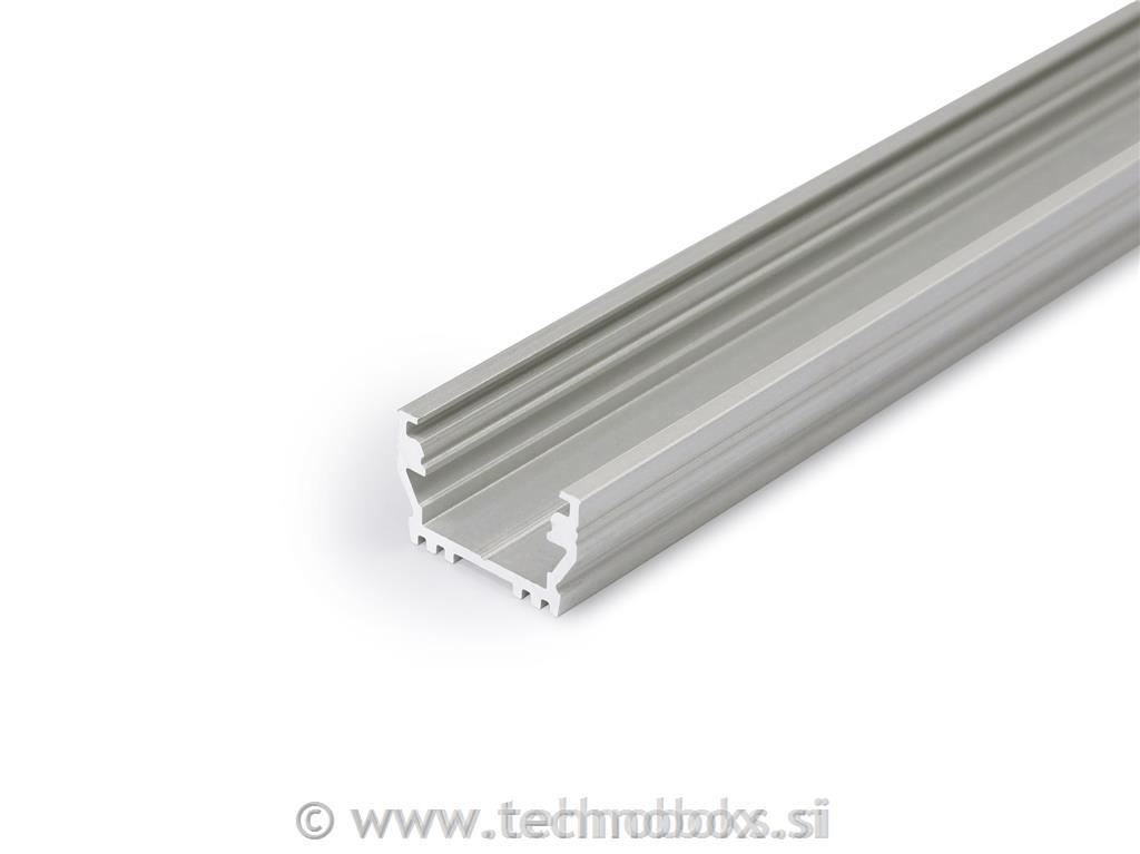 Profil za LED trak UNI12 alu-anodizi. 2m