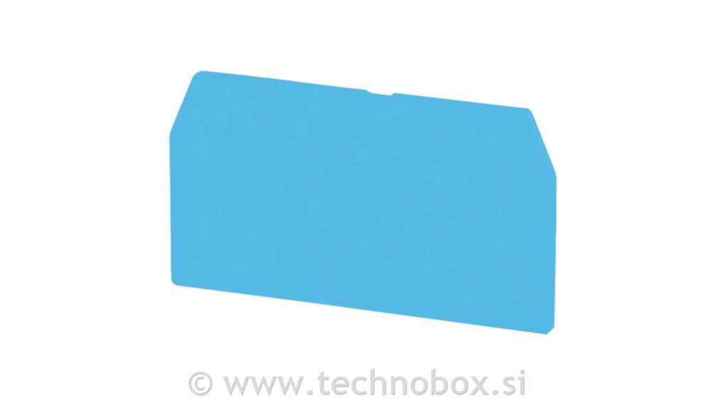 Ploščica zaključna ZAP ZDU 6 modra