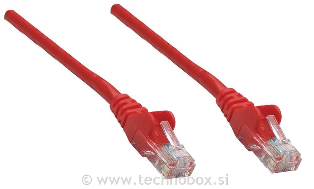 UTP Cat.6 patch kabel 5m rdeč