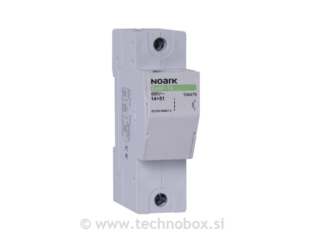 Ločilnik varovalk za cilind 14x51 3P 50A