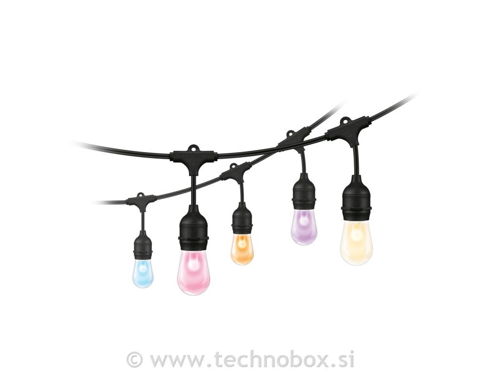 Svetilke Wiz 12x na vrvici IP65 črna