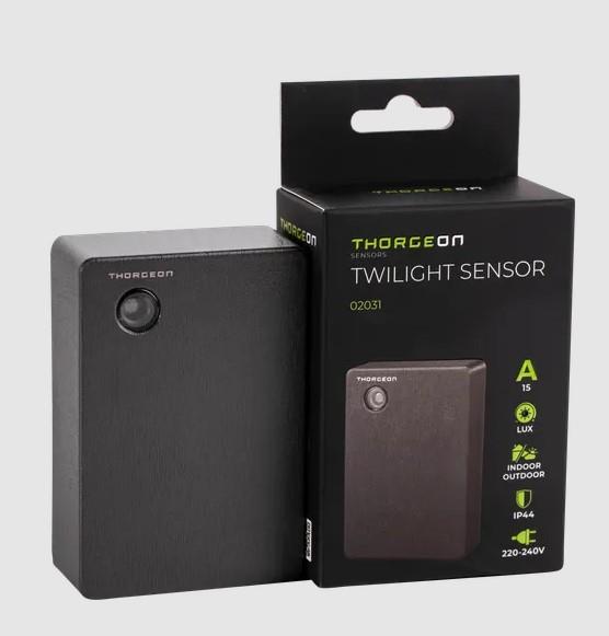 Senzor n/o LUXomat stenski črn IP44