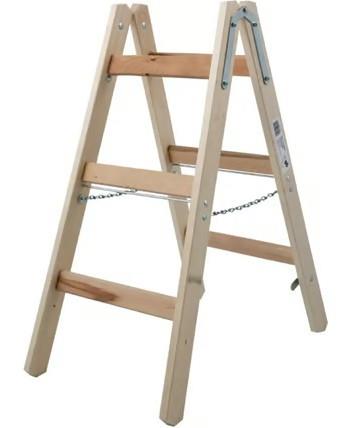 Lestev lesena prostostoječa 2x3 stopnice