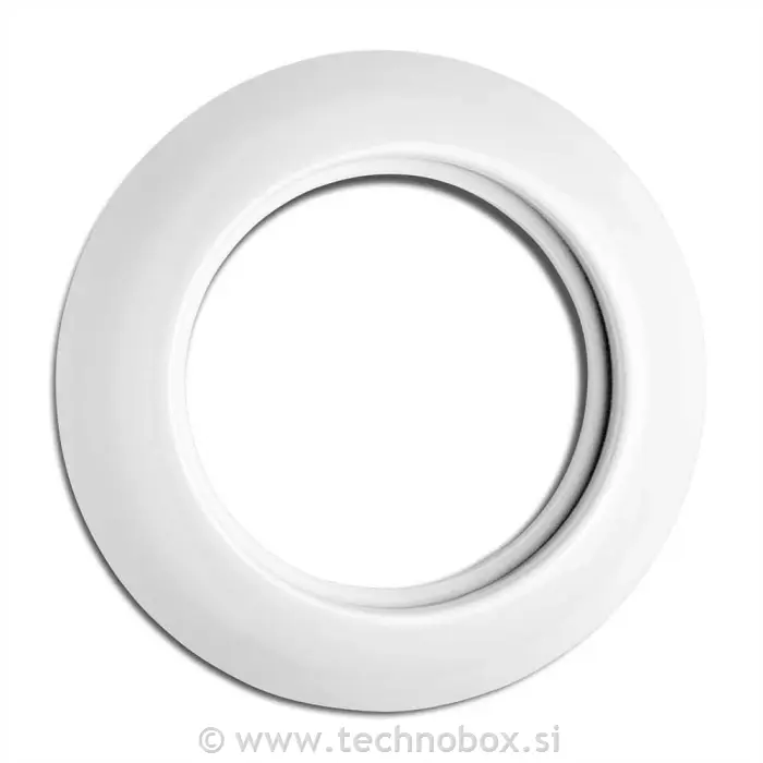 Okvir okras.okrogli samost.porcelan bel