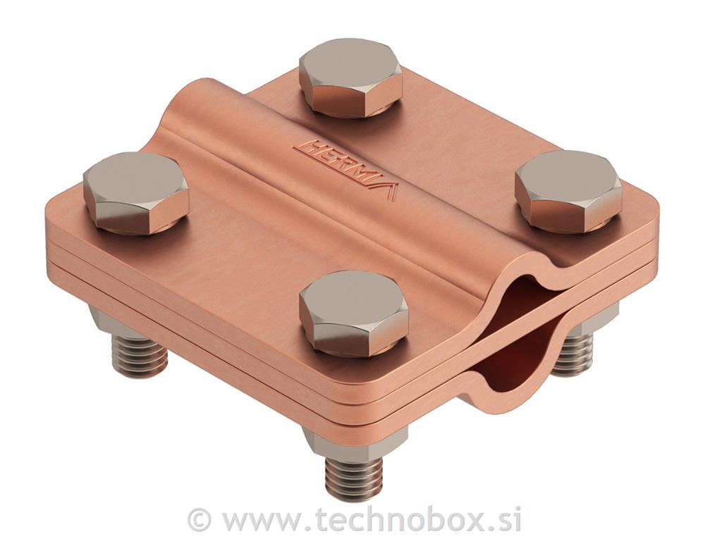 Sponka križna 50x50 0/0 cu-cu žica- žica