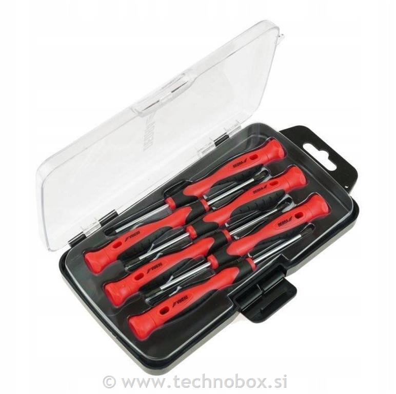 Komplet natančnih izvijačev 6 kosov