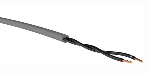 Kabel YSLY-OZ 2x1,5 siv, Eca