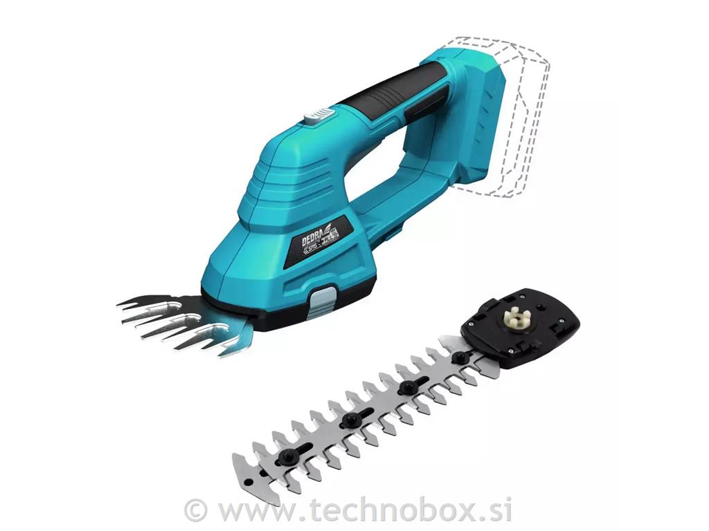 Škarje akumu. za travo in živo mejo 18V