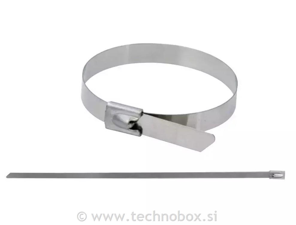 Objemka jeklena 7,9x680mm SS304 20 kosov