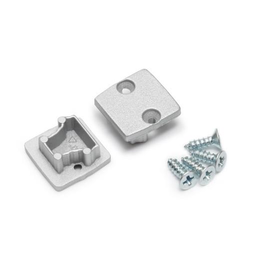 Končni element FLOOR12 srebrn set