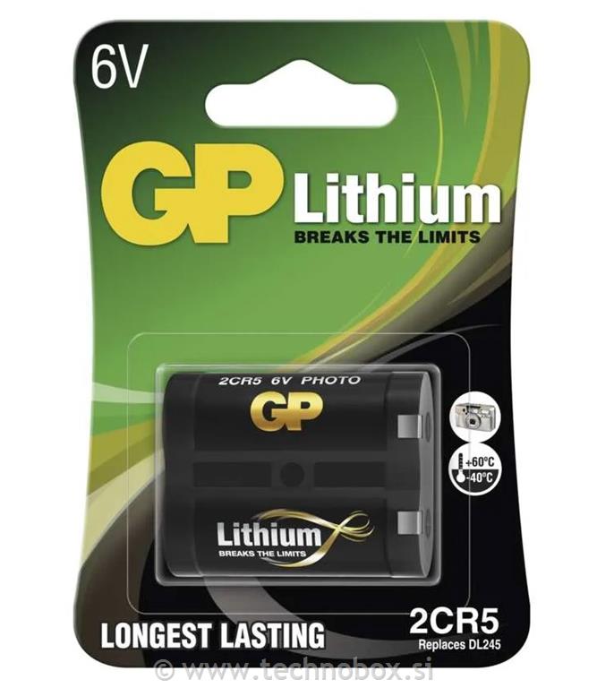 Baterija litijeva foto 2CR5