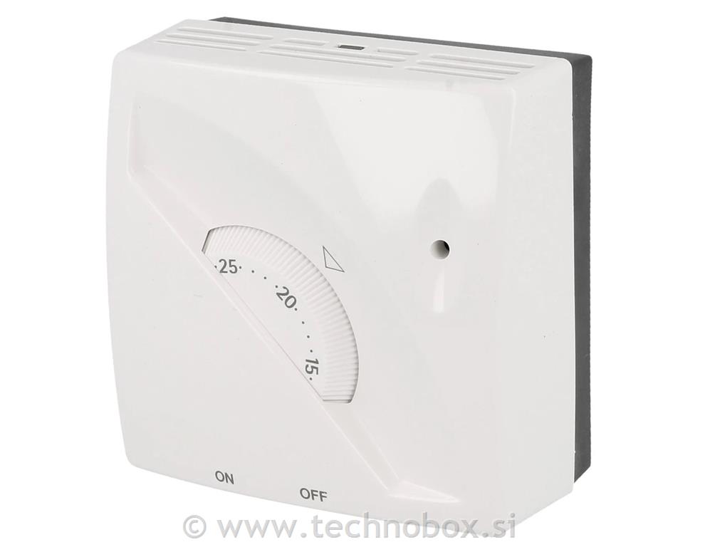 Termostat sobni z lučko in stikalom