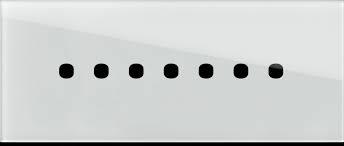 Okvir okrasni EDGE MA P 7M belo steklo-s