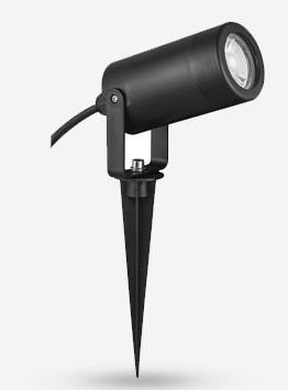 Svetilka vrtna AGAVE 1XGU10 IP66 črna