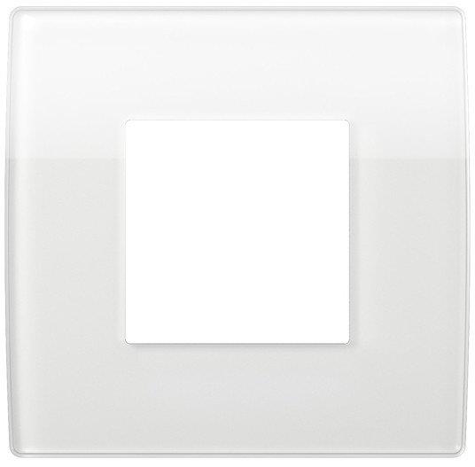 Okvir okrasni PURE 2M steklo belo