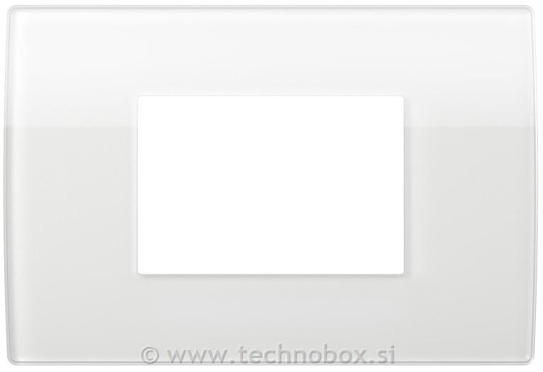Okvir okrasni PURE 3M steklo belo