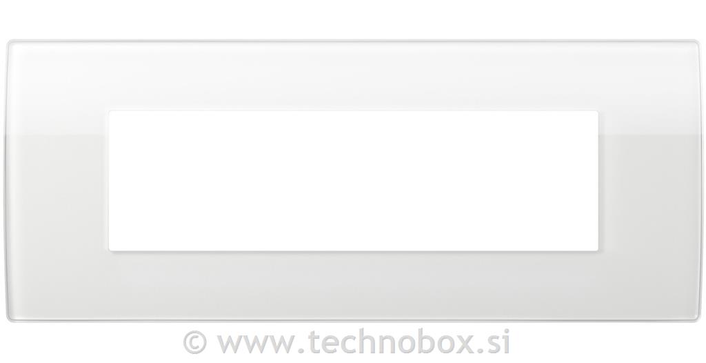 Okvir okrasni PURE 7M steklo belo