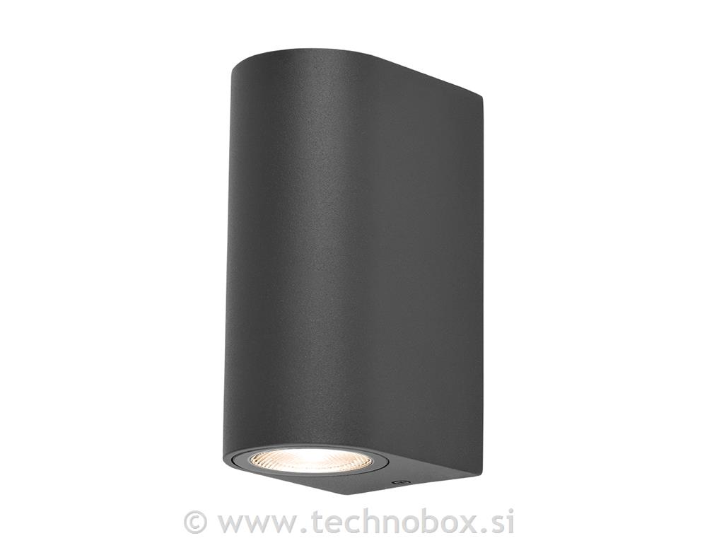 Svetilka stenska RITA GU10 IP44 črna