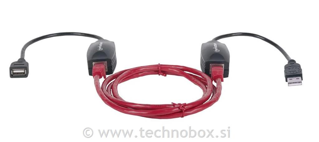 Podaljšek USB do 60m - preko UTP