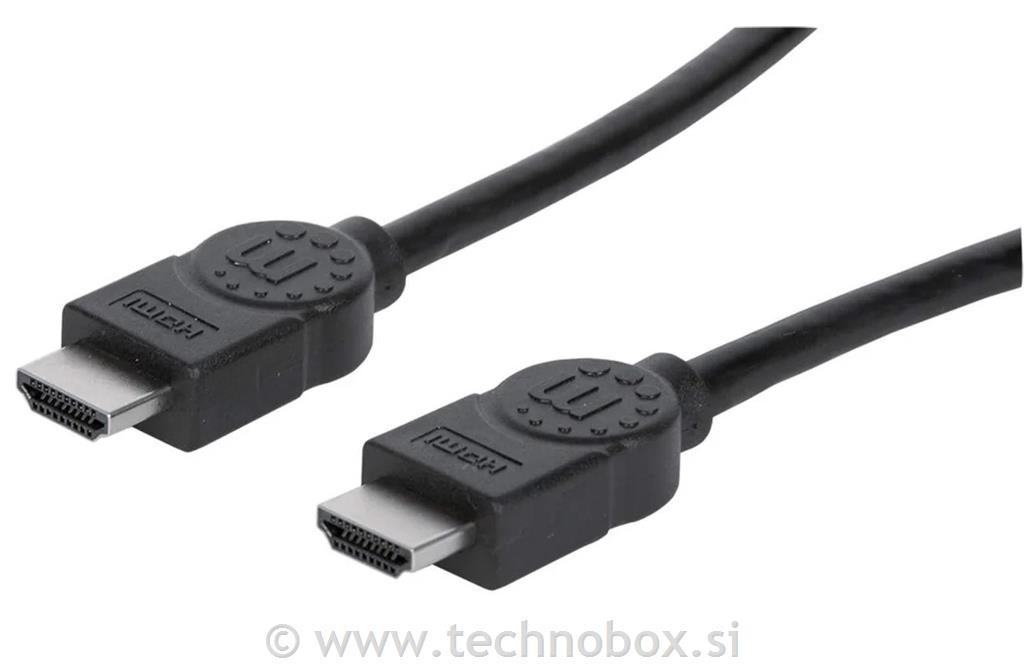 Kabel HDMI 4K@30Hz z mrež.povezavo 3m HQ