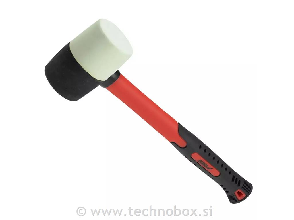 Kladivo gumi 50mm 225g fiber ročaj
