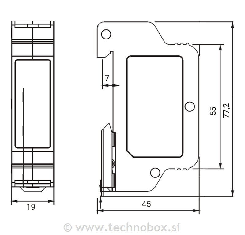 Odvodnik PROTEC LZ PRO-NET1 Cat.6