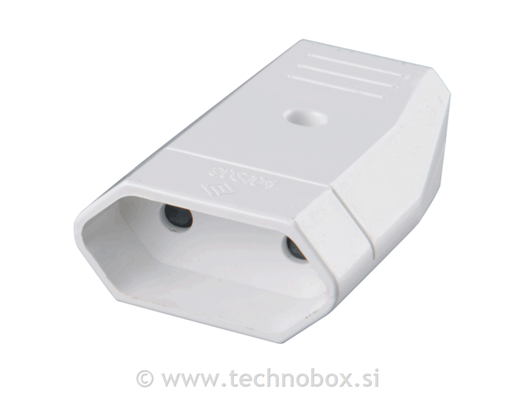 Vtičnica 10A 250V bela