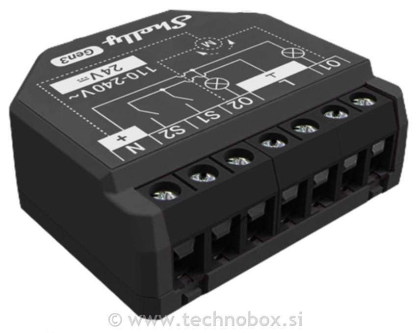 Stikalo WiFi SHELLY 2 PM Gen3