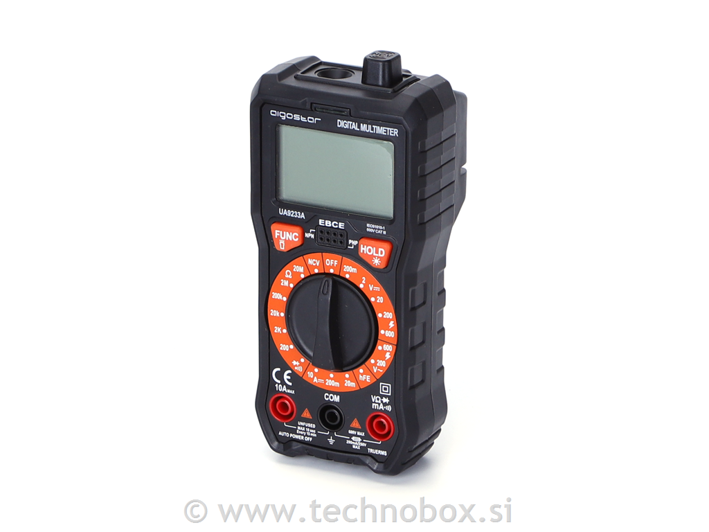Multimeter digitalni 600V 10A črn