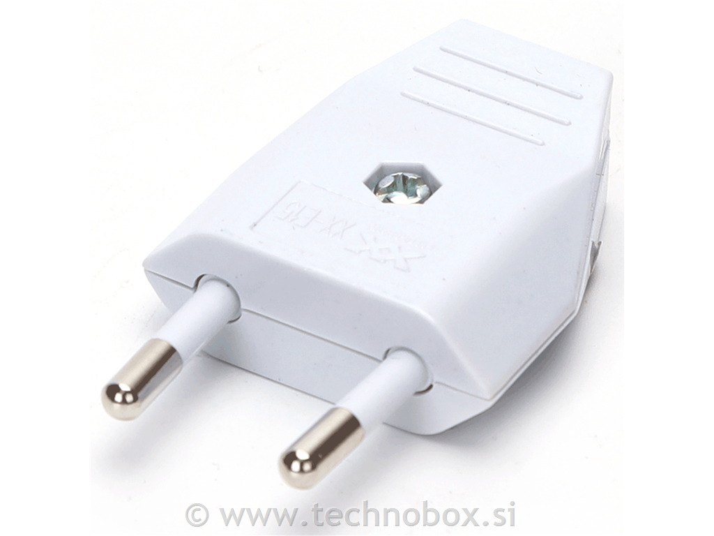 Vtikač 10A 250V bel