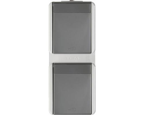 Vtičnica dvojna n/o FONTANA vertikalna s