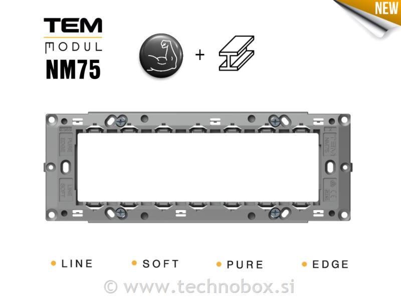 Nosilec modul 7M z vijaki ojačan