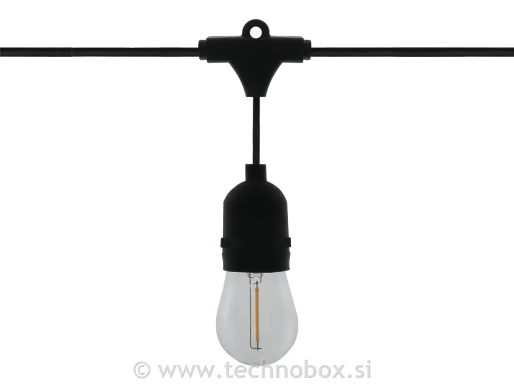 Vrtna veriga 10X E27 LEDLOM 5M