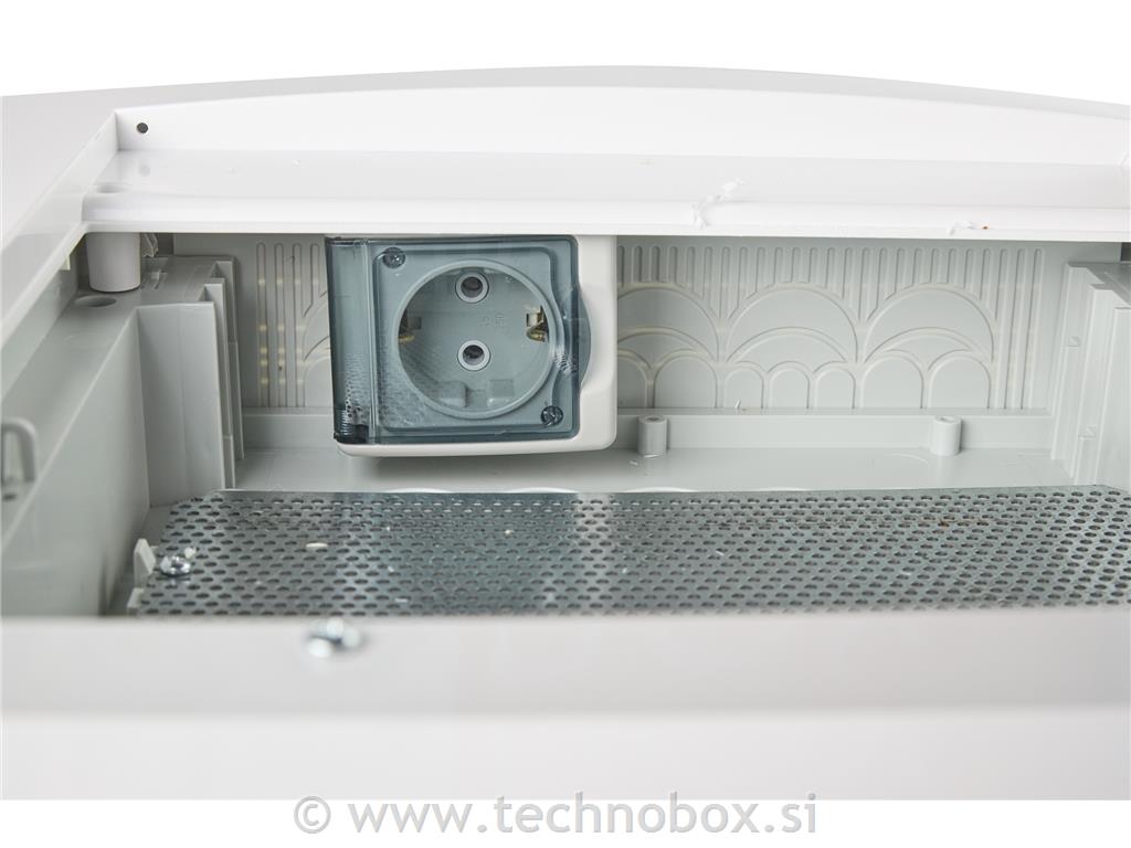 Omarica p/o plast.vrata teleko. 24M bela