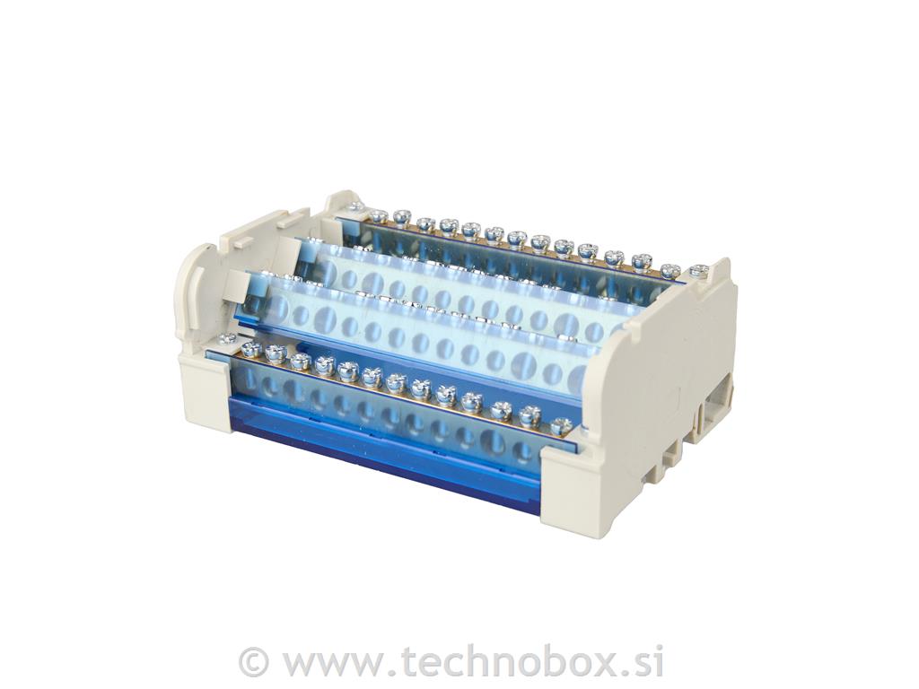 Zbiralka v ohišju 4 vrstična 160A velika