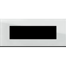 Okvir okrasni EDGE GLM 7M belo steklo